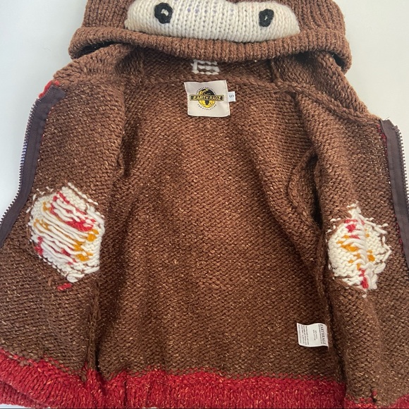 Kids Wool blend zip up horse sweater - Picture 8 of 11